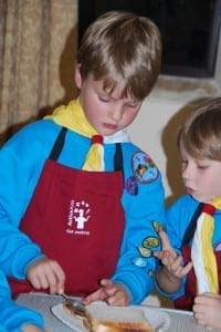 Sainsburys Sctive Kids vouchers used to purchase cooking equipment for our Beaver Scout Group