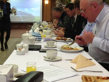 Members Enjoying A Delightful Breakfast At Essex Business Forum