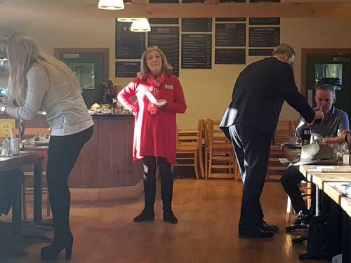 Whilst Stuart Smallcombe minced, Jo Eastwood dispensed good cheer - Essex Business Forum